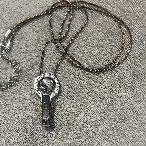 Brighton Jewelry - Vintage Brighton Key Holder Pendant Necklace
